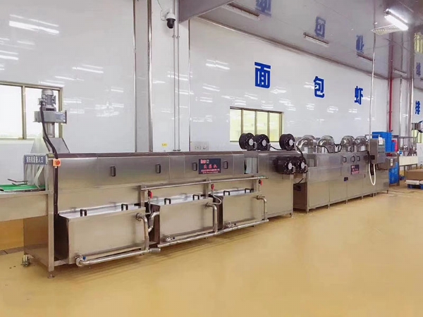 國聯(lián)水產客戶使用現(xiàn)場烘干型洗筐機